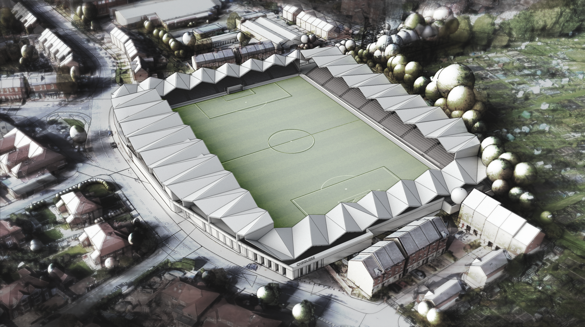 Architect reveals 10-year vision for Altrincham FC - Place North West