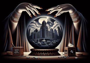 lookahead story p AI image generated by Microsoft designer