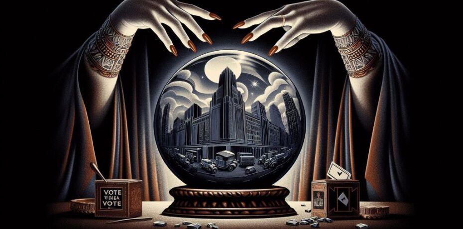 lookahead story p AI image generated by Microsoft designer