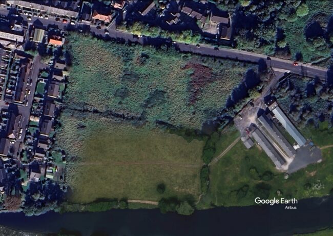 Accrington Road, Oakmere Homes, c Google Earth