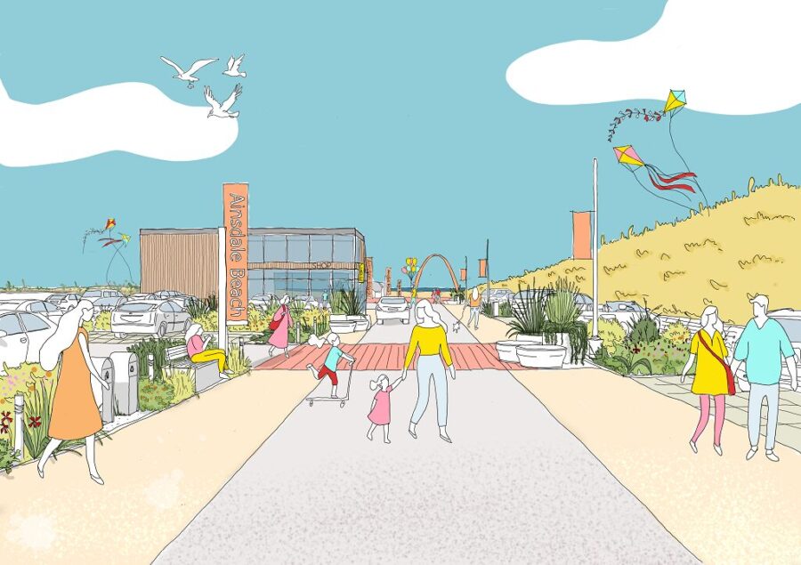Ainsdale on Sea plans drawing , Sefton Council, p Sefton Council