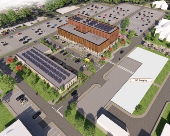 Aintree Hospital North site, Liverpool Uni Hospitals Trust, p via planning documents