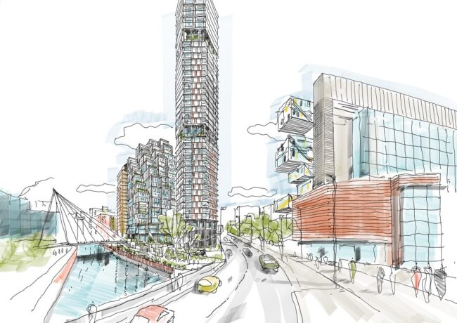 Albert Bridge House Oval p Counter Context