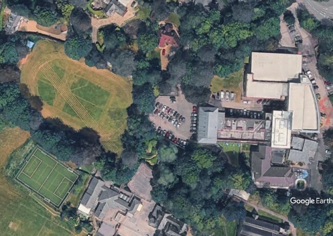 Alderley Edge School for Girls, Alderley Edge School for Girls, c Google earth snapshot
