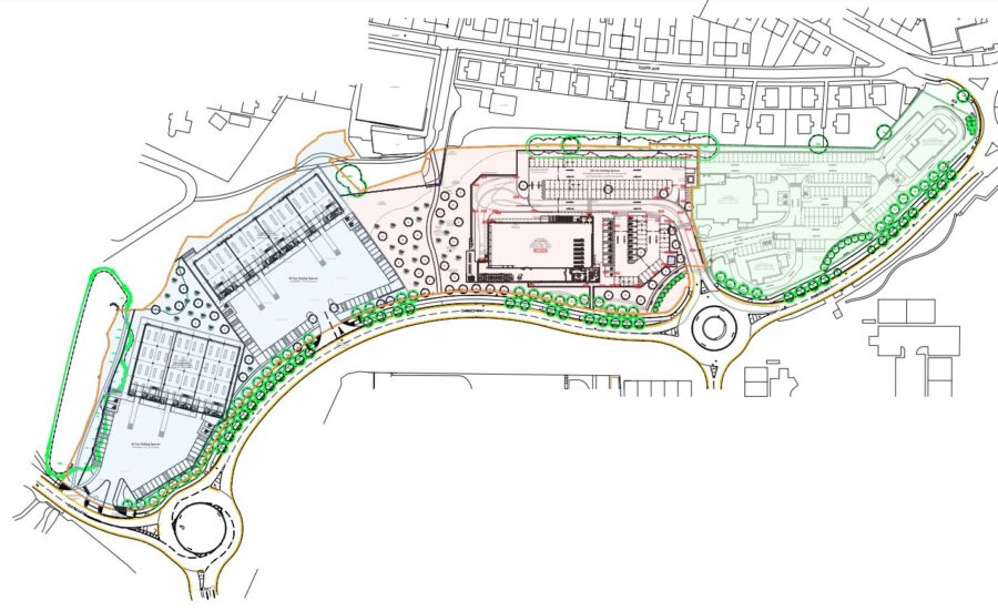 Aldi Prescot site plan Nov