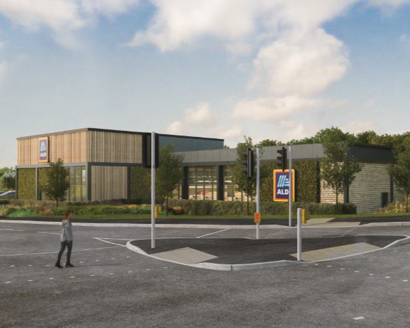 Aldi Scotforth, Aldi, p via planning documents