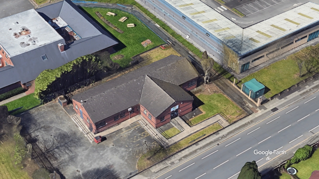 Alexandra Road housing office, MCC, c Google Earth snapshot