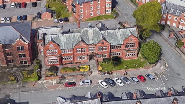 Altrincham Town Hall, P,Google Earth 0