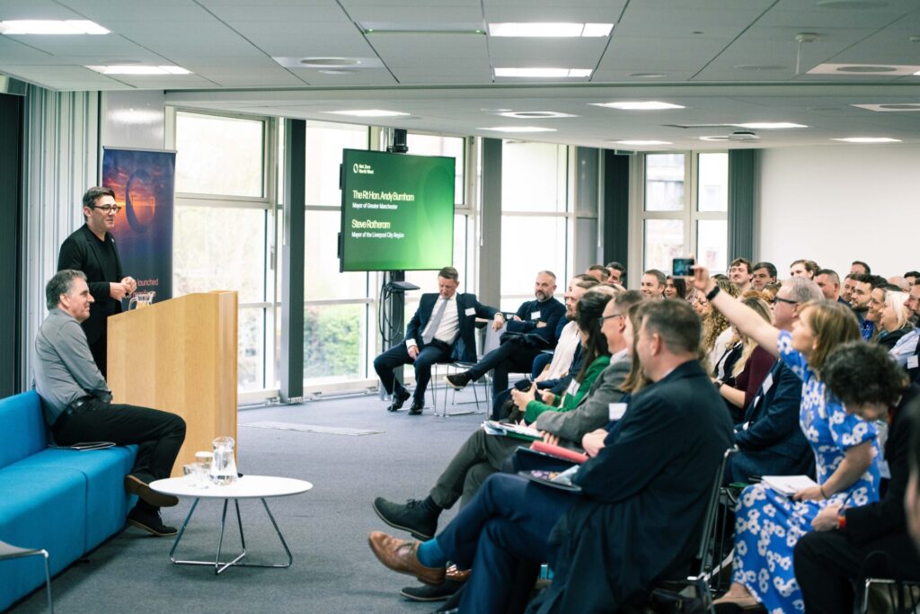 Andy Burnham discusses the importance of industrial decarbonisation in the NW