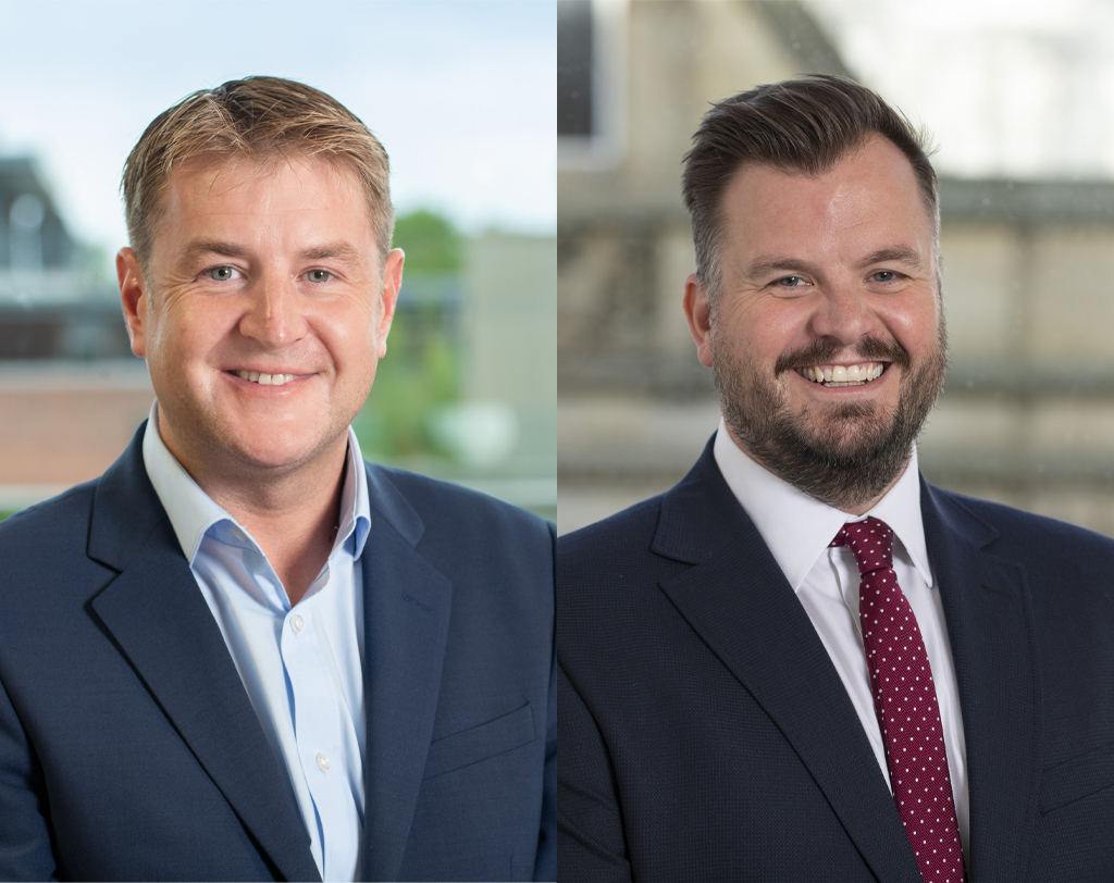 Andy Thompson and Matthew Hattersley of BTG Eddisons. P, BTG Eddisons