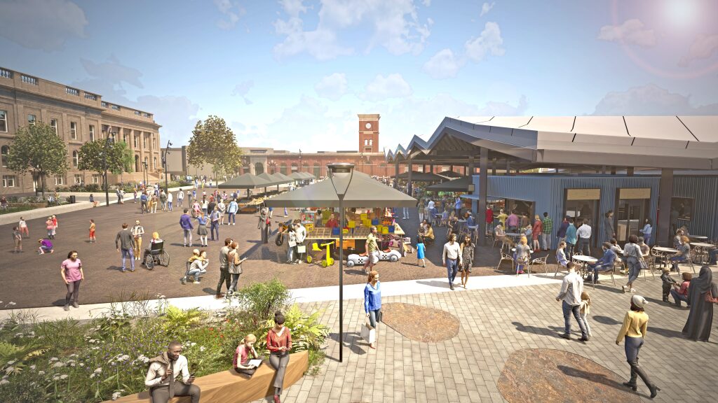 Ashton Market Square CGI