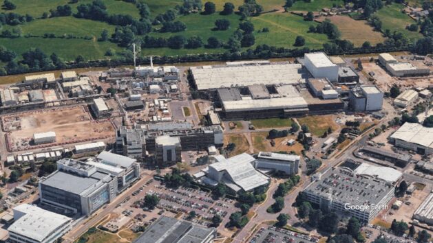 AstraZeneca Macclesfield, AstraZeneca, c Google Earth snapshot
