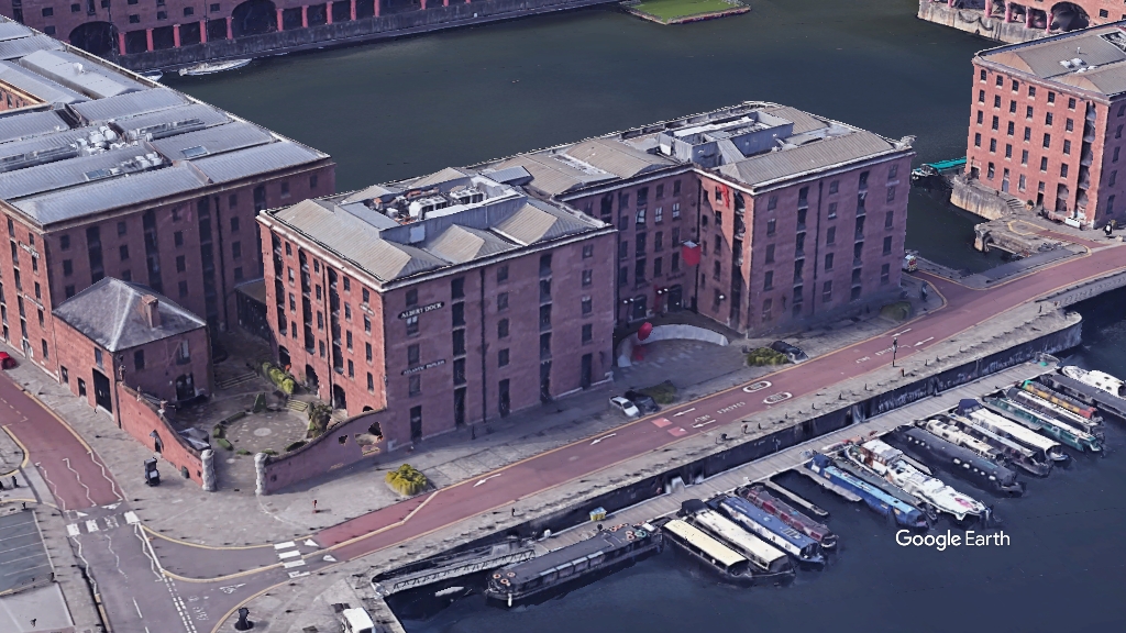 Atlantic Pavilion, Liverpool, P.Google Earth 0