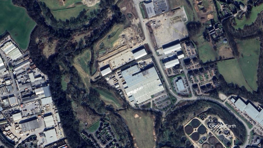 Autoliv, Autoliv, c Google Earth snapshot