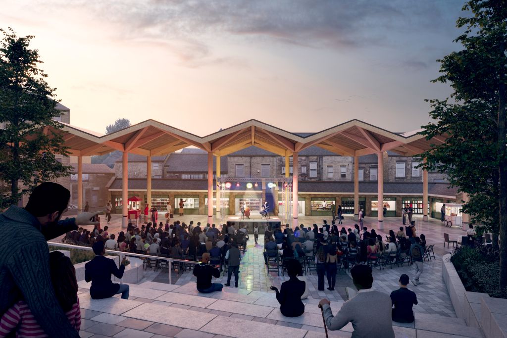 Bacup Market event space, Rossendale Council, p Rossendale Council