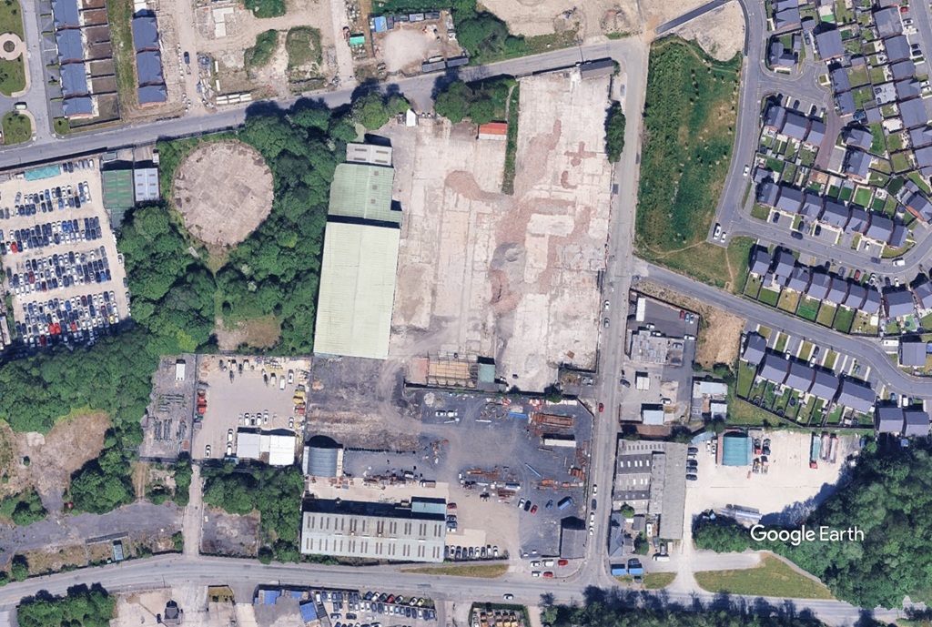 BalfourSt Great Harwood Harrisons c GoogleEarth