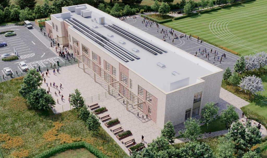 Basford East primary school, Cheshire East Council, p Halliday Meecham Architects