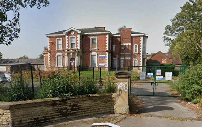 Basford House Stretford c Google Earth