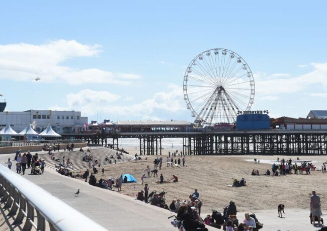 Beach and Pier Blackpool c.JoeGardner