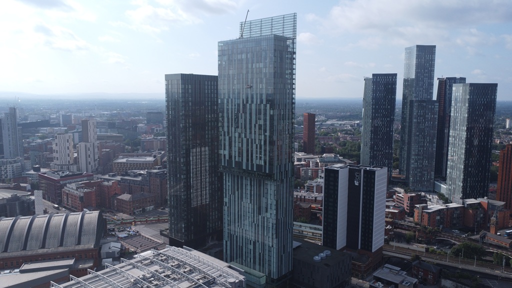 Beetham Tower and Renaker cluster, Manchester c Place North West