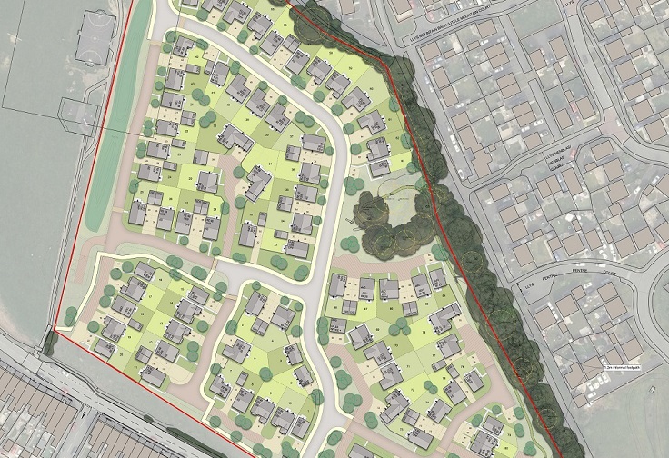 Bellway homes at Gatewen Road Wrexham site map p Lichfield Bellway homes at Gatewen Road Wrexham site map p Lichfield
