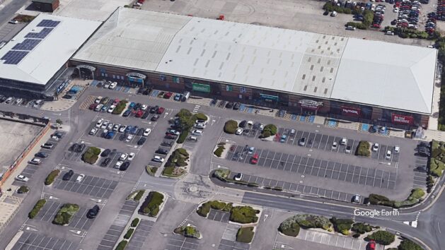Blackpool Retail Park, Columbia Threadneedle, C Google Earth 0