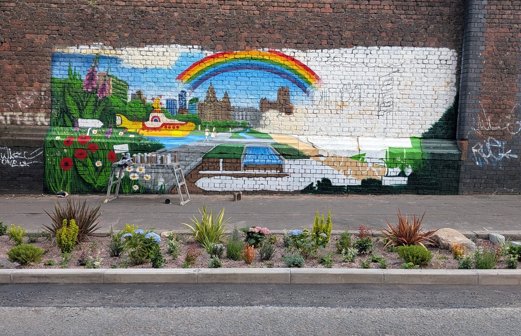 Blundell Street raingarden, Liverpool c UU