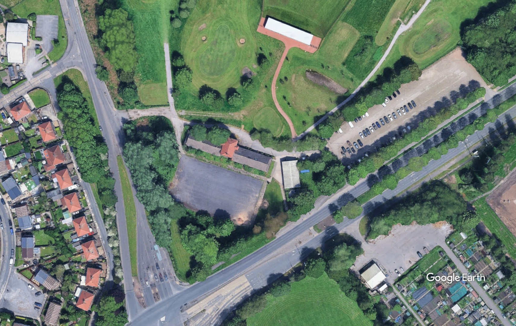 Bootle Golf Course c googleearth