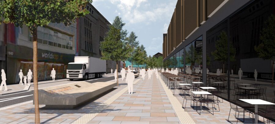 Boulevard Style Design For Lime Street Between Station And Adelphi Hotel