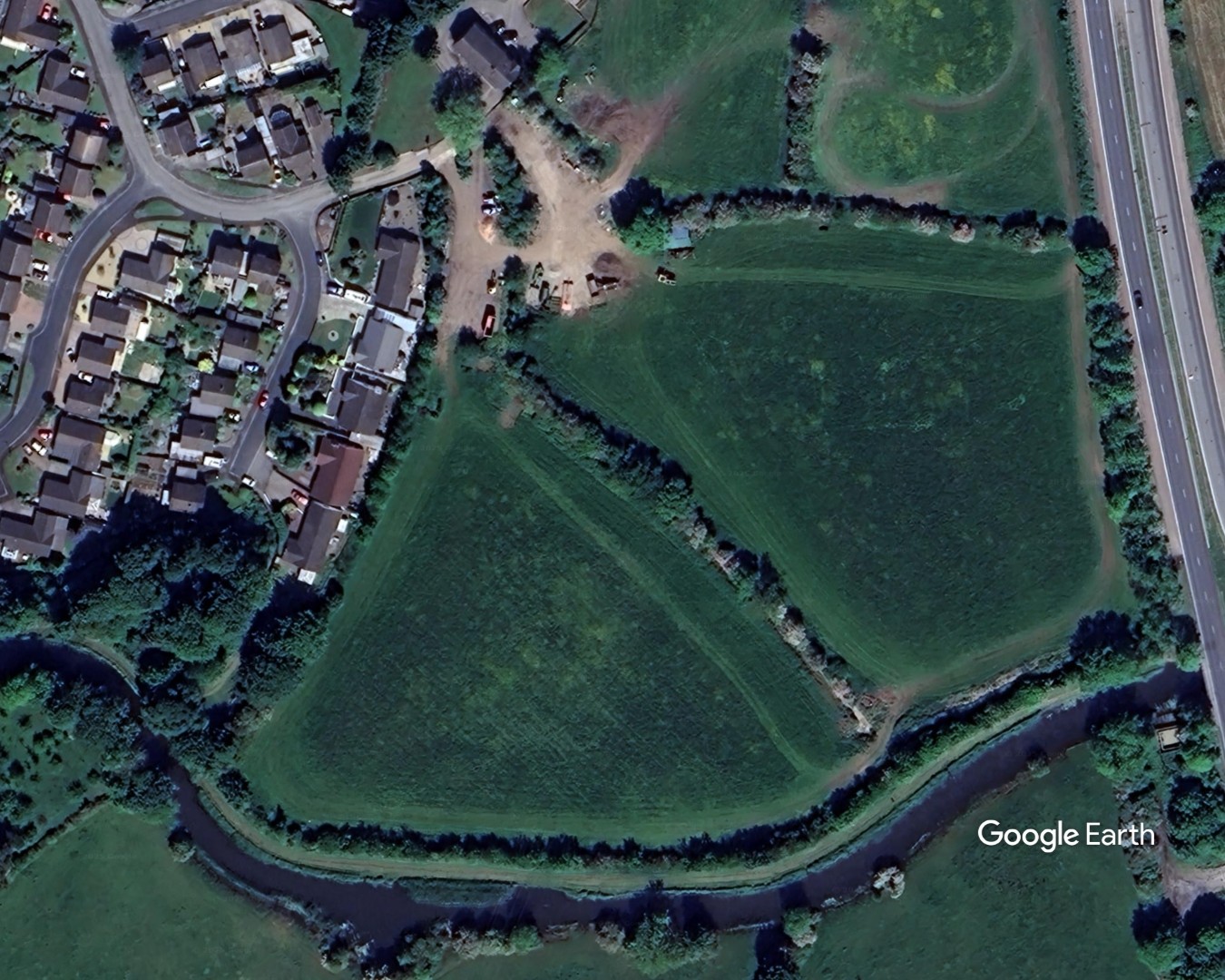Brewers Barn, Robert Hughes, c Google Earth