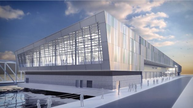 CGI Of Liverpool Cruise Terminal Looking North From Princes Parade 768x431