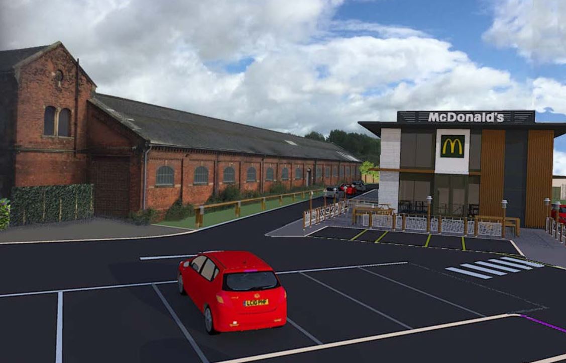 McDonalds to open next to gradetwo listed Carlisle warehouse Place North West