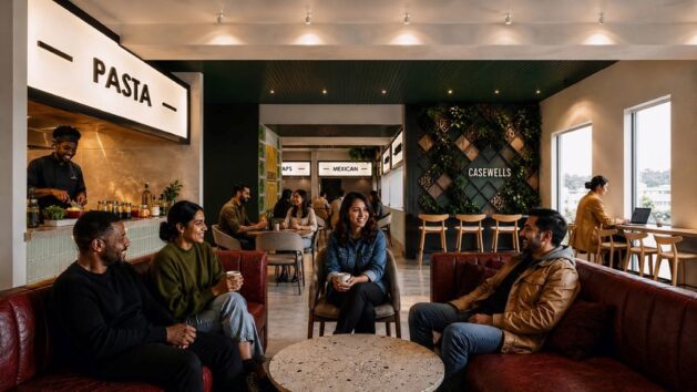 Casewells Cafe Seating Area, Bury Council, p Bury Council