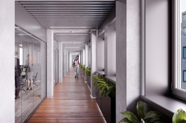 Castle Chambers Liverpool, MPF, stFloorCorridor p Space PR