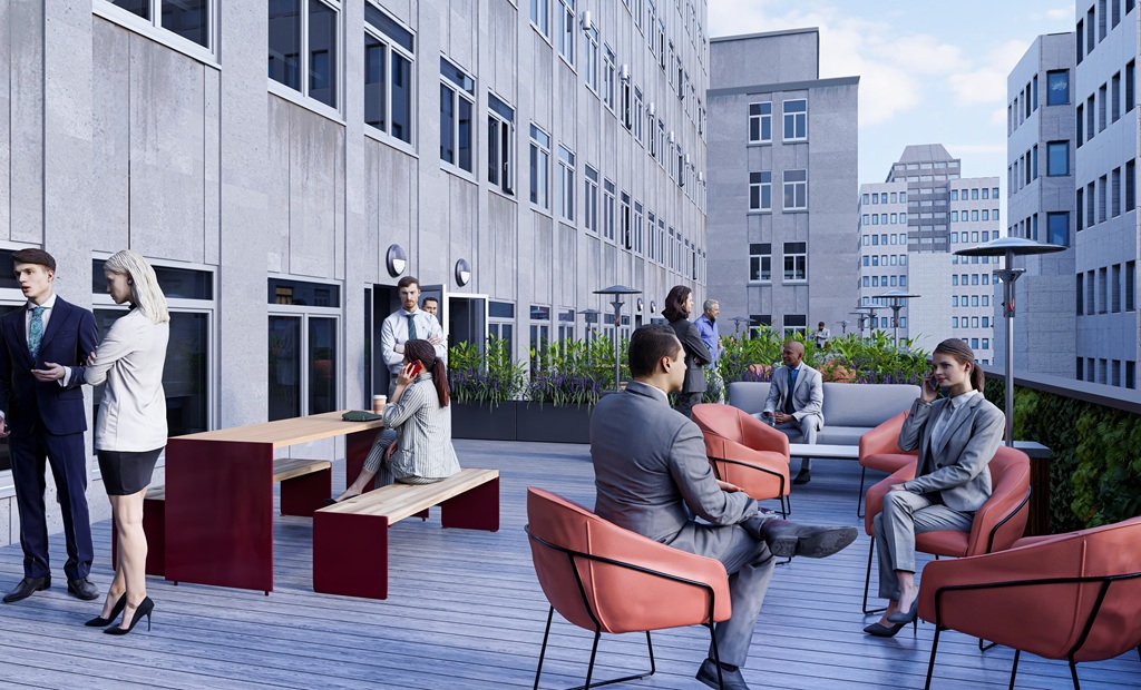 Castle Chambers Liverpool MPF roofterrace p Space PR