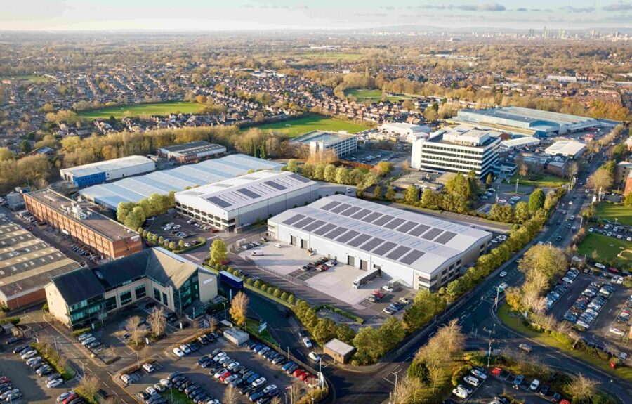 Cheadle Eco park aerial c stockportcouncil Cheadle Eco park aerial c stockportcouncil