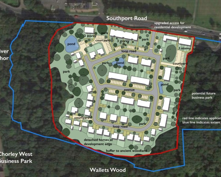 Chorley Woodlands, Chorley Council, p via planning documents