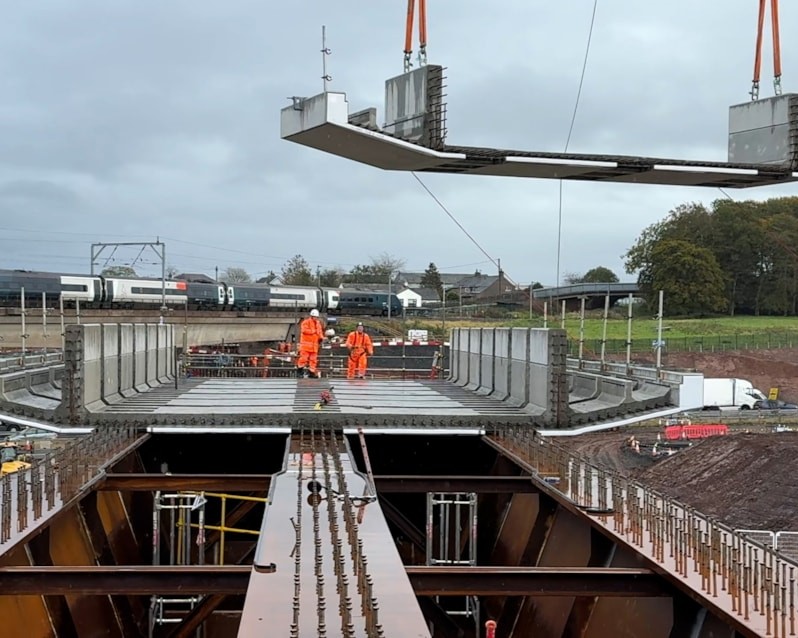 Clifton Bridge Replacement Penrith, Network Rail, p via Network Rail