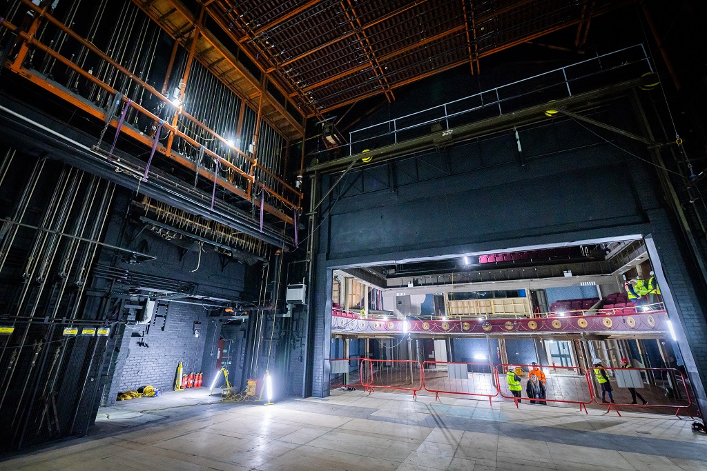 Oldham Coliseum Theatre work update.