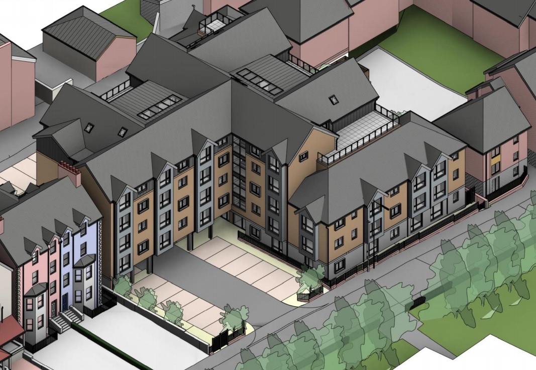 Plans submitted for 54 apartments in Colwyn Bay Place North West