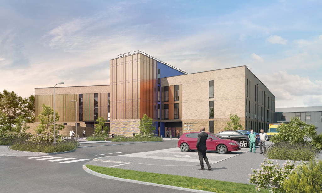 Countess of Chester Women and Children's Building CGI NEW, p Countess of Chester Hospital NHS Foundation Trust