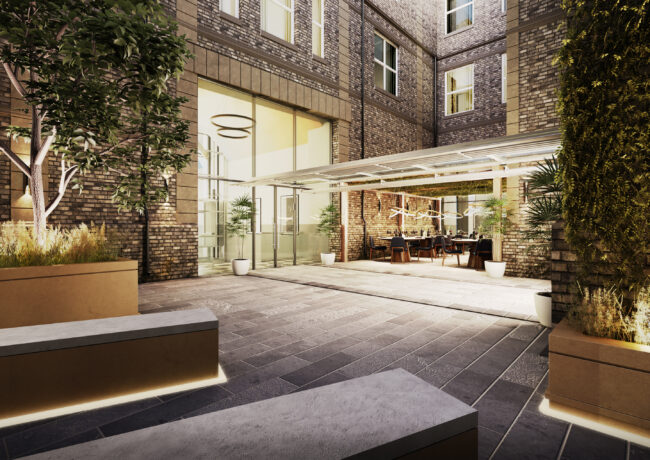 Courtyard Brick View 01