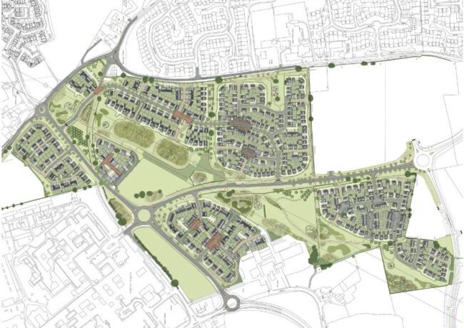 Crewe homes, Bloor, Vistry, P, planning docs