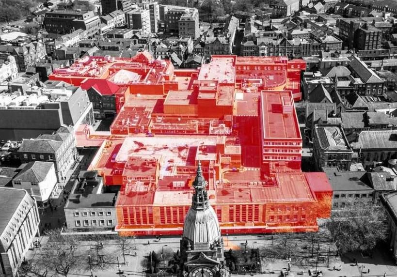 Crompton Place red outline c Bolton Council