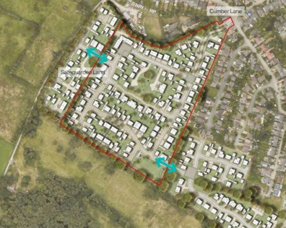 Cumber Lane, Bellway, p via planning documents