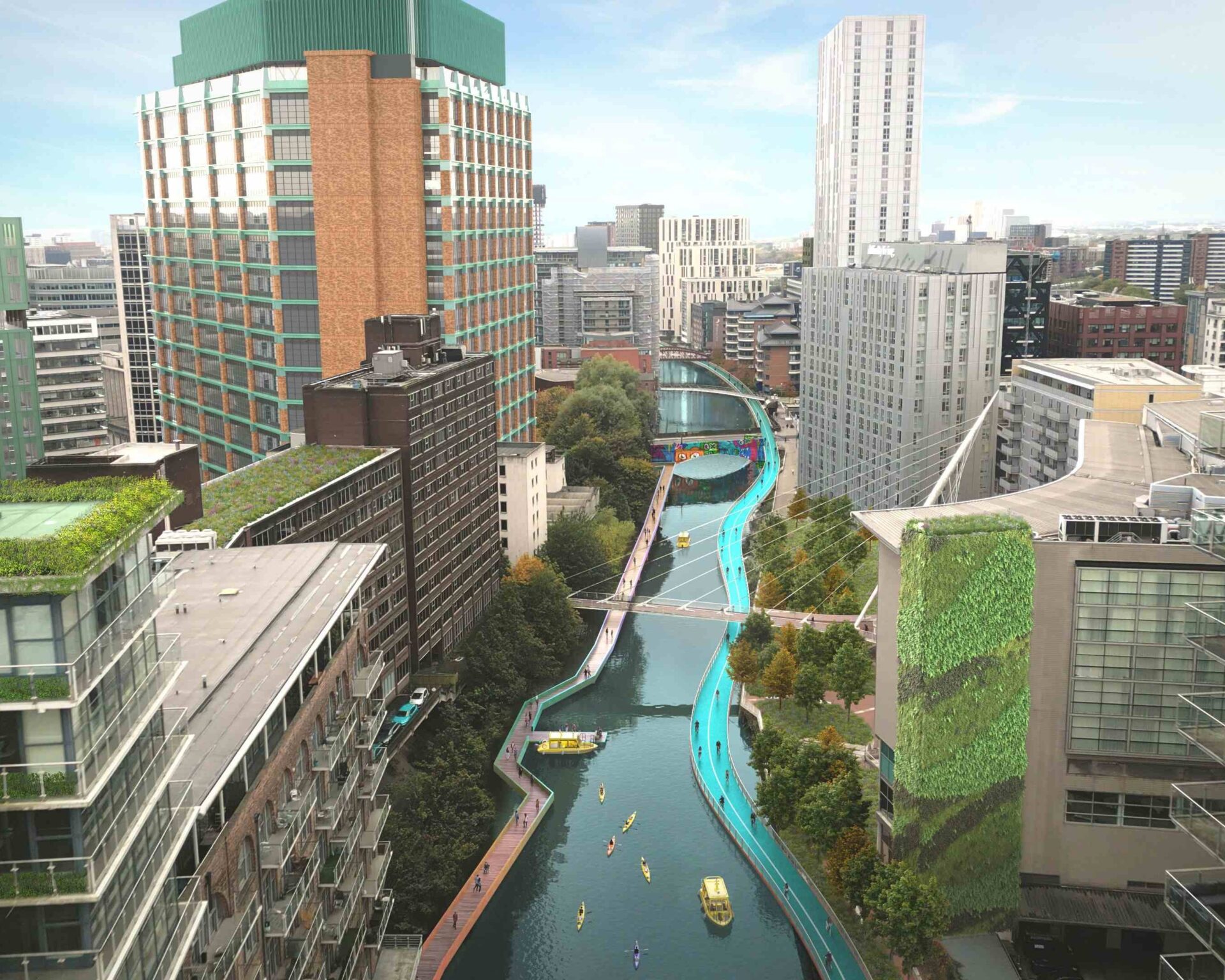Cyan Lines MCR, CyanLines, p via Ashurst Comms ()