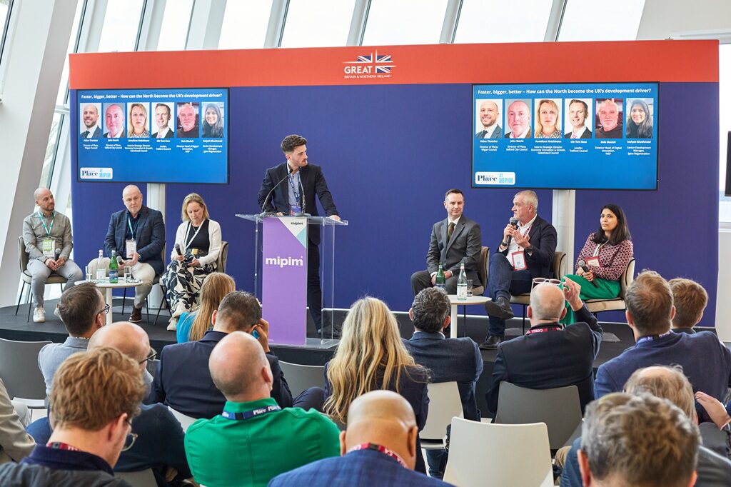 Dale Sinclair WSP on UK Stage Panel MIPIM Tuesday ()