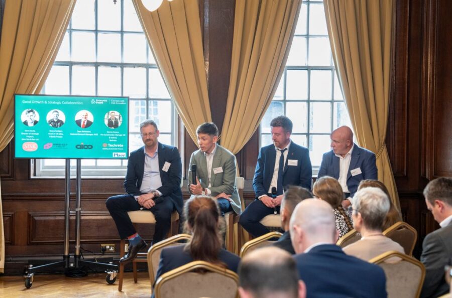 Darren Brown, Kevin Coyle, Shane Gilligan, Dave Richmond, Techcrete, Sisk, OREILLY PRECAST, AICO, p Enterprise Ireland Darren Brown, Kevin Coyle, Shane Gilligan, Dave Richmond, Techcrete, Sisk, OREILLY PRECAST, AICO, p Enterprise Ireland