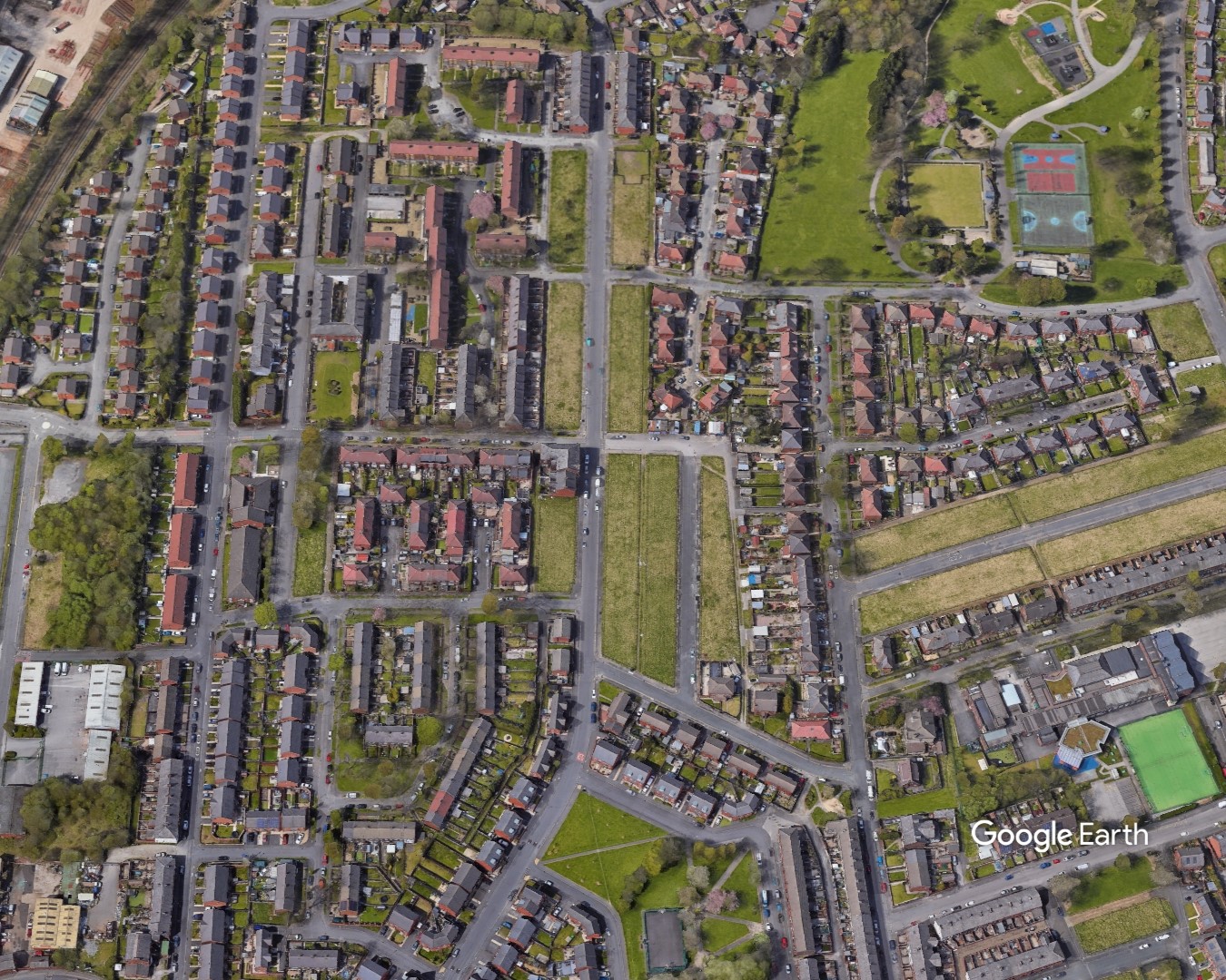 Derker Homes, Hive Homes, c Google Earth