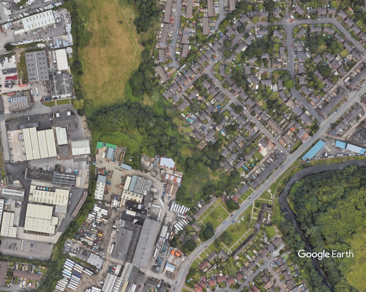 Dumers Lane, Westchurch Homes, c Google Earth